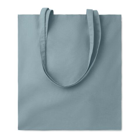 Cotton tote bag with long handles 140gr/m² petrol | No Branding | not available | not available | not available