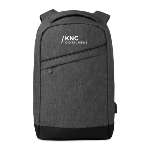 2 tone backpack incl USB plug