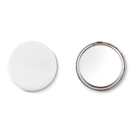 Mirror button metal matt silver | Without Branding | not available | not available