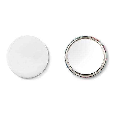 Mirror button metal matt silver | Without Branding | not available | not available