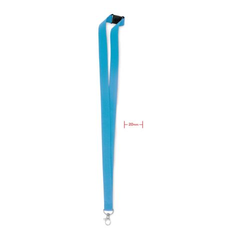 Lanyard hook and buckle 20 mm turquoise | No Branding | not available | not available | not available