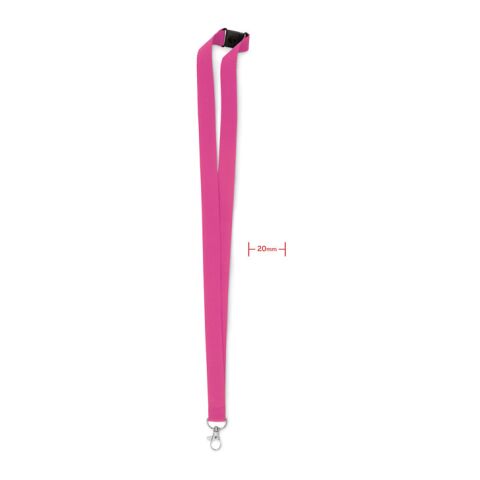 Lanyard hook and buckle 20 mm fuchsia | No Branding | not available | not available | not available