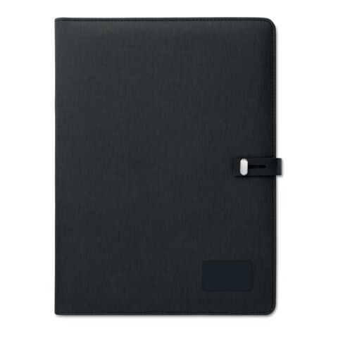 A4 folder with wireless charger 5W black | No Branding | not available | not available | not available