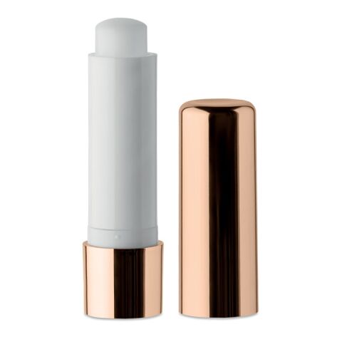 Lip balm in UV metallic finish
