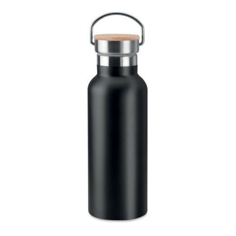 Double wall flask 500 ml with  carry handle black | Without Branding | not available | not available | not available