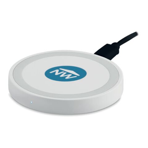 Small wireless charger 5W white | No Branding | not available | not available