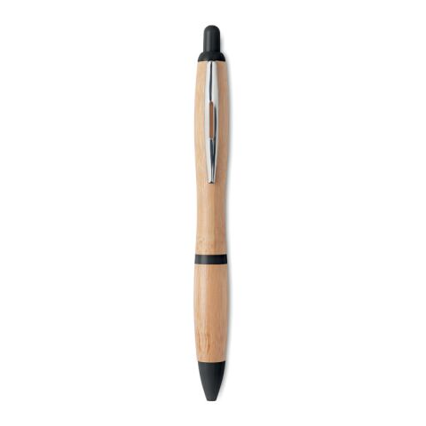 Ball pen in ABS and bamboo black | Without Branding | not available | not available