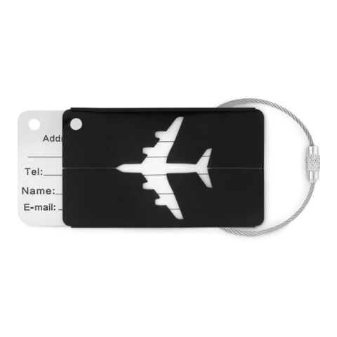 Airplane aluminium luggage tag