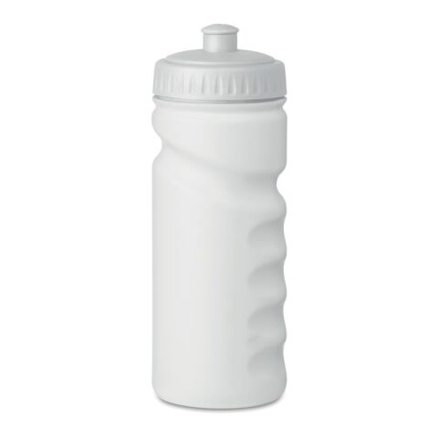 Sports bottle with handgrip 500ml white | No Branding | not available | not available | not available