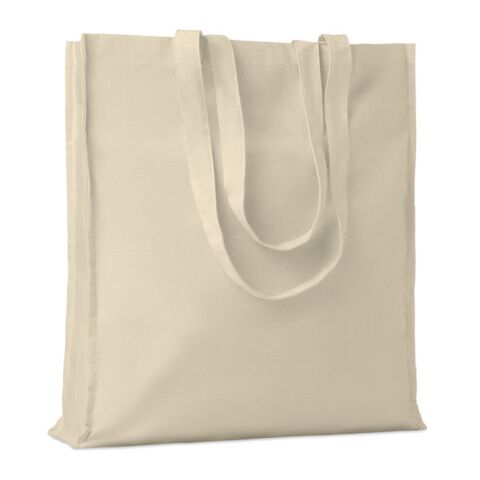 Gusset cotton tote bag 140gr/m² beige | Without Branding | not available | not available | not available
