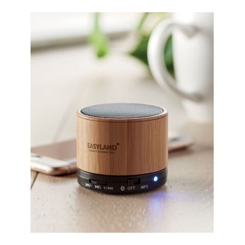 Round Bamboo 4.2 wireless speaker