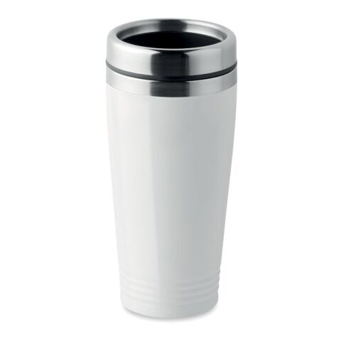 Double wall travel cup white | No Branding | not available | not available | not available