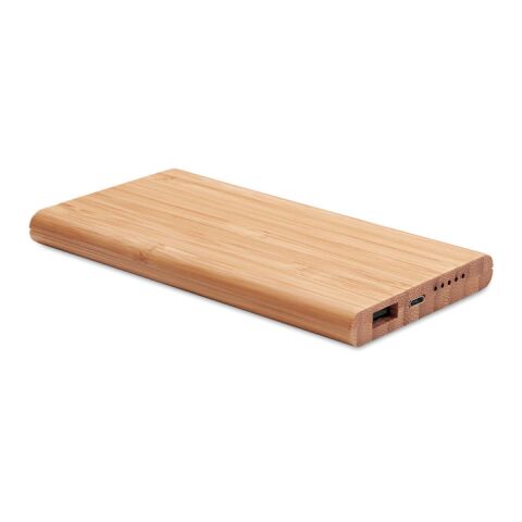 Wireless power bank in bamboo wood | Without Branding | not available | not available