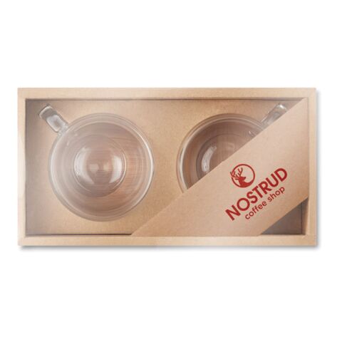 Set of 2 double wall espresso