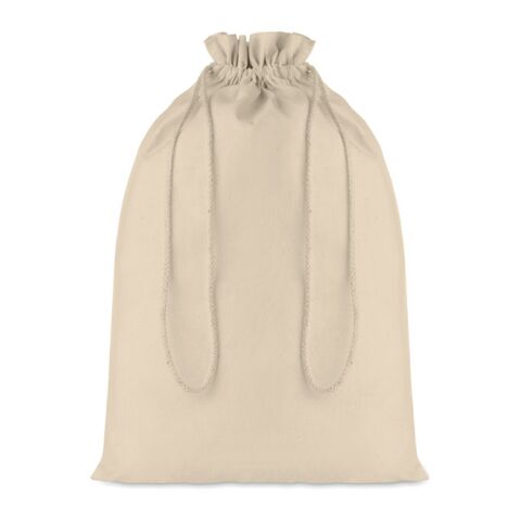Large cotton drawstring gift bag beige | Without Branding | not available | not available | not available