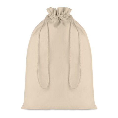 Large cotton drawstring gift bag beige | Without Branding | not available | not available | not available