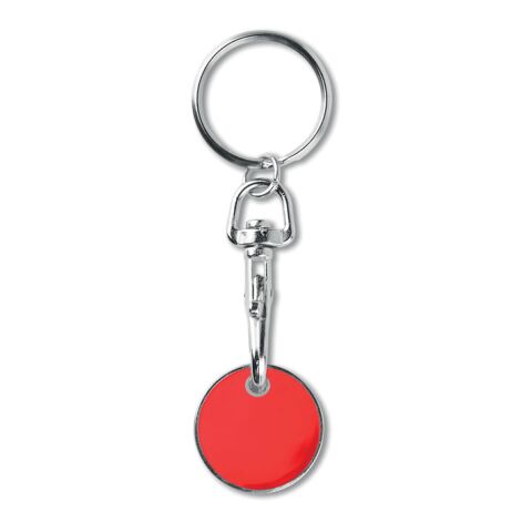 Key ring token (€uro token) red | Without Branding | not available | not available