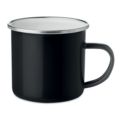 Enamel metal mug 350 ml black | Without Branding | not available | not available | not available