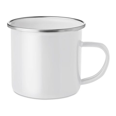 Enamel metal mug 350 ml white | No Branding | not available | not available | not available