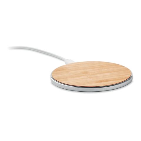 Bamboo wireless charger 10W wood | Without Branding | not available | not available