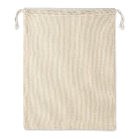 Mesh drawstring pouch 140gr/m² beige | Without Branding | not available | not available | not available