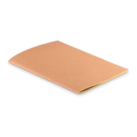 A5 recycled notebook 80 plain beige | Without Branding | not available | not available