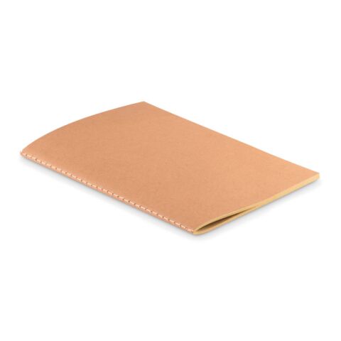 A5 recycled notebook 80 plain beige | Without Branding | not available | not available