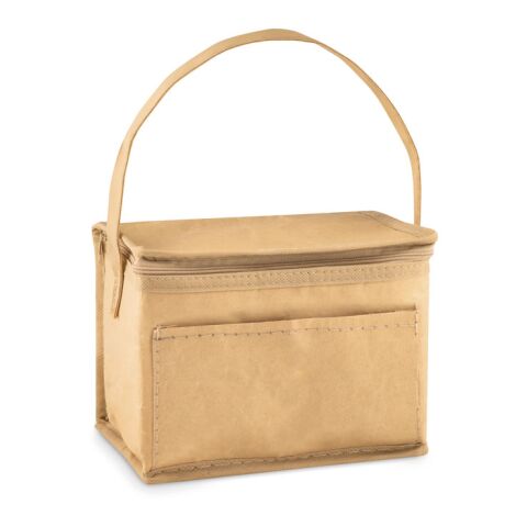 6 can woven paper cooler bag beige | Without Branding | not available | not available