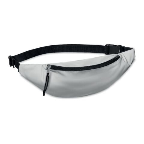 High reflective waist bag matt silver | Without Branding | not available | not available