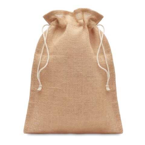 Medium jute gift bag 25 x 32cm beige | Without Branding | not available | not available | not available