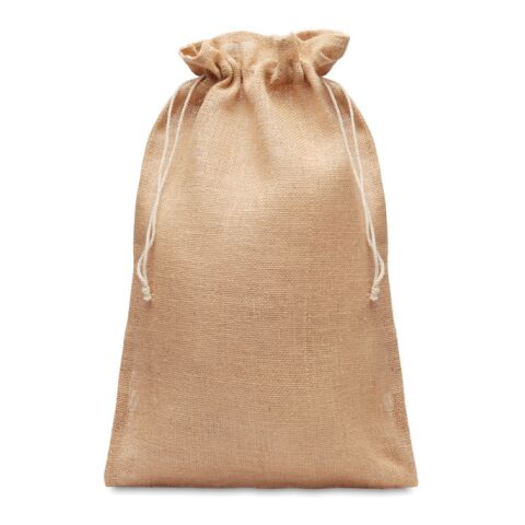 Large jute gift bag beige | Without Branding | not available | not available | not available