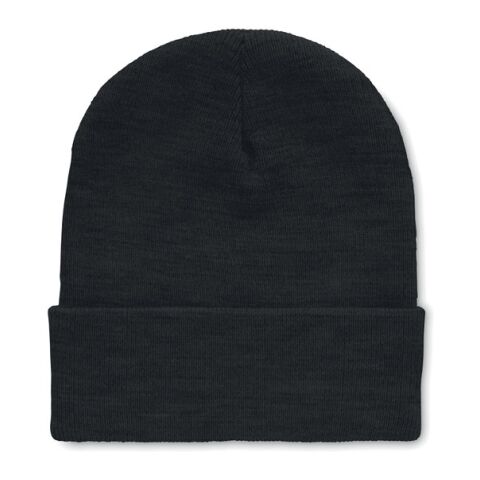 Beanie in RPET with cuff black | Without Branding | not available | not available | not available
