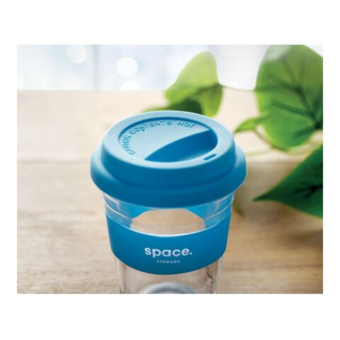 Glass tumbler 350 ml blue | No Branding | not available | not available