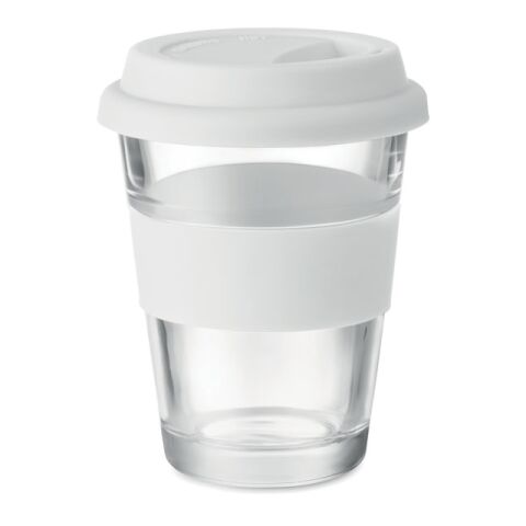 Glass tumbler 350 ml white | No Branding | not available | not available