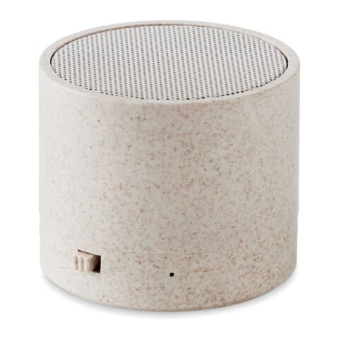 3W speaker in wheat straw/ABS beige | Without Branding | not available | not available