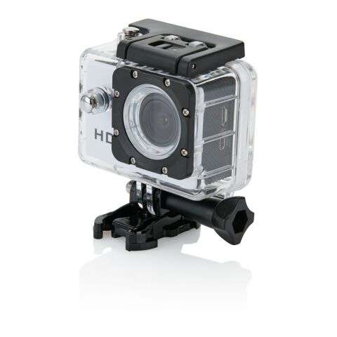 Action camera inc 11 accessories white-black | No Branding | not available | not available