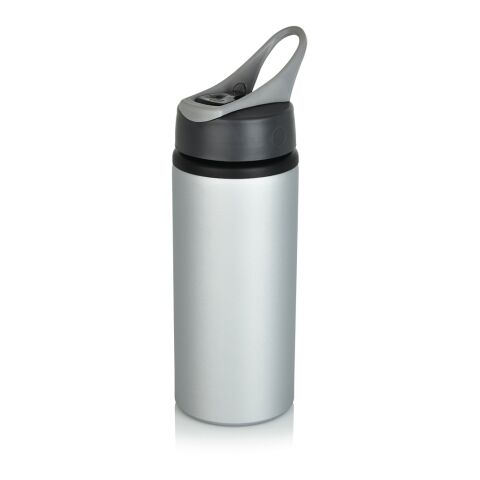 Aluminium sport bottle grey-anthracite | No Branding | not available | not available