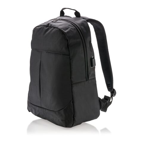 Power USB laptop backpack black | No Branding | not available | not available | not available