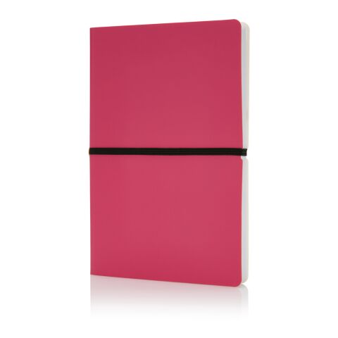 Deluxe softcover A5 notebook pink | No Branding | not available | not available