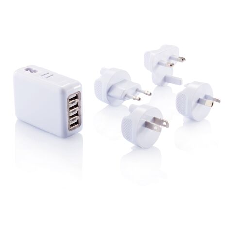 Travel plug with 4 USB ports