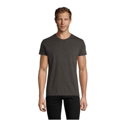 REGENT FIT MEN T-SHIRT 150 Charcoal Melange | L | 1-colour Screen printing | BACK | 280 mm x 420 mm | not available