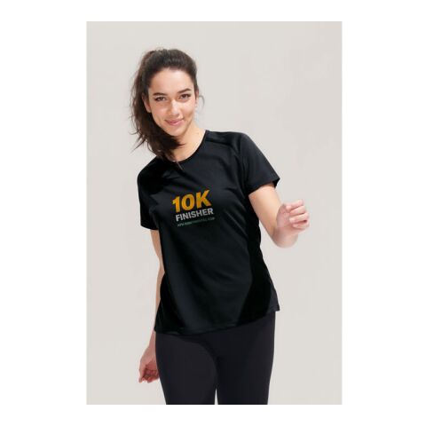 SPORTY WOMEN T-SHIRT 140g Apple Green | XS | 1-color Screen Print | ARM RIGHT | 100 mm x 70 mm | not available
