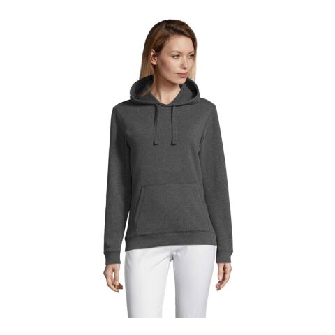 SPENCER women sweater 280g Charcoal Melange | L | 1-color Screen Print | CHEST | 100 mm x 100 mm | not available