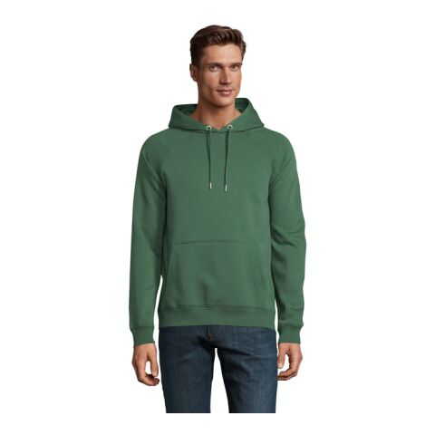 STELLAR Unisex Hooded Sweat Bottle Green | XS | 1-color Screen Print | BACK | 280 mm x 400 mm | not available