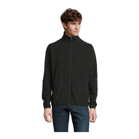 FACTOR men fl jacket 280g Black | L | 1-color Embroidery | CHEST | 100 mm x 100 mm | 100