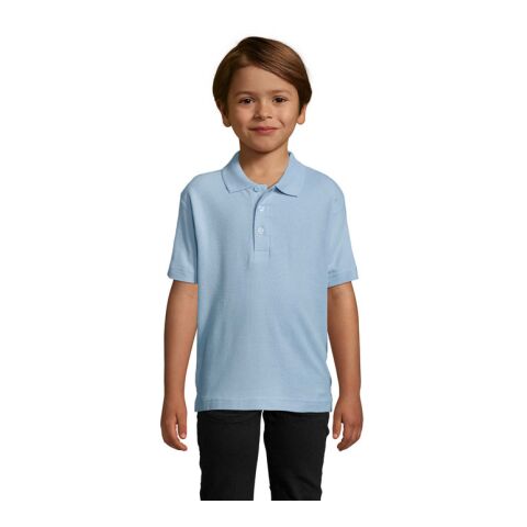 SUMMER II KIDS Polo 170g Sky Blue Pique | XXL | No Branding | not available | not available | not available