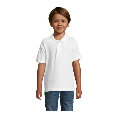 SUMMER II KIDS Polo 170g White | 4XL | 1-color Screen Print | ARM LEFT | 60 mm x 50 mm | not available