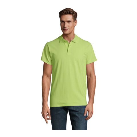 SPRING II MEN Polo 210g Apple Green | L | 1-colour Screen printing | ARM RIGHT | 100 mm x 70 mm | not available
