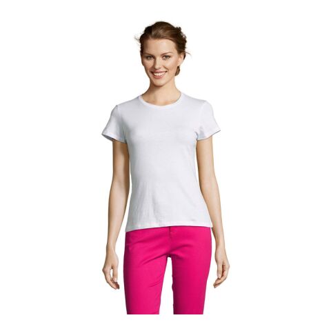 MISS WOMEN&#039;S T-SHIRT 150 White | XXL | 1-color Screen Print | ARM RIGHT | 100 mm x 70 mm | not available