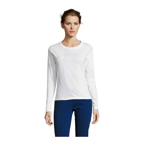 MAJESTIC LG SLEEVE T-SHIRT White | XL | 1-color Screen Print | BACK | 250 mm x 300 mm | not available